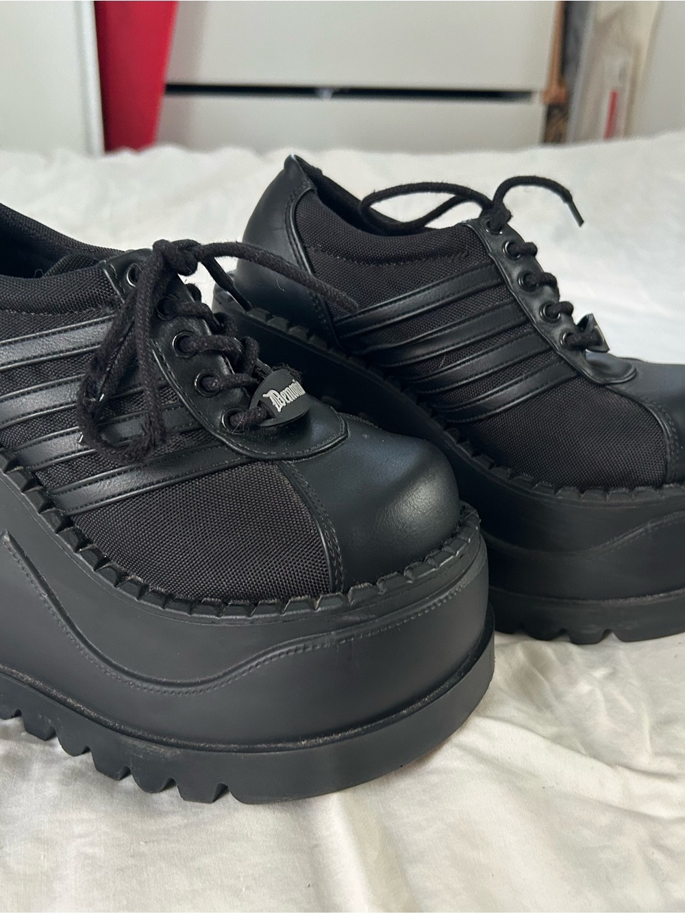 Demonia I Stomp-08, Platform Sneakers